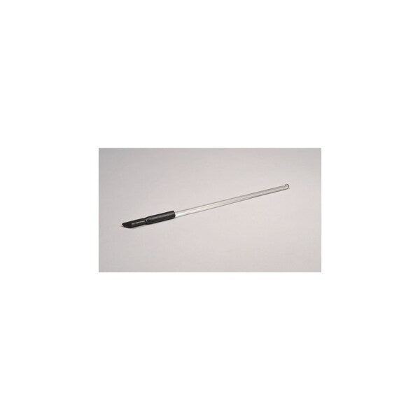 Glass Stirring Rods, Rubber Polic, PK 12