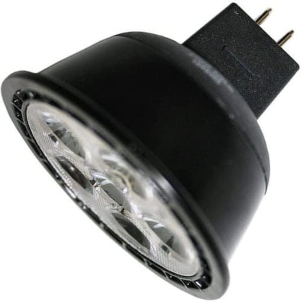 LED, 7W MR16 27K GU5.3 FL Blk High CRI