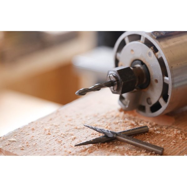 CNC Fine Detail Router Bit Set, 3-Piece