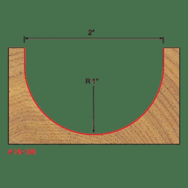 Radius Round Nose Bit, 1