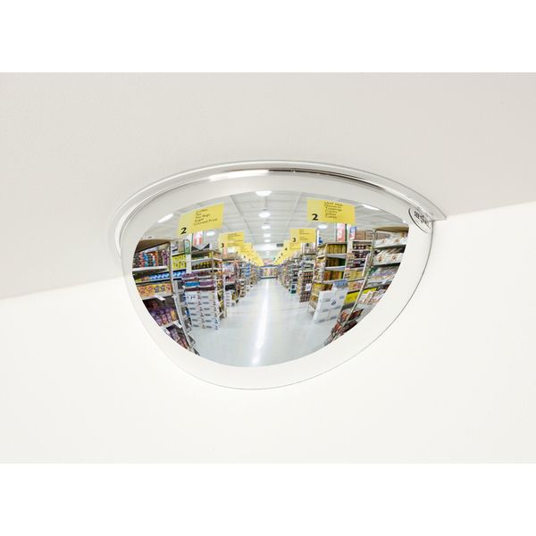 Mirror, Half Dome, Steel, 12