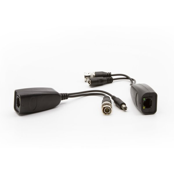 Video/Power Balun pigtailed to RJ45. CAT