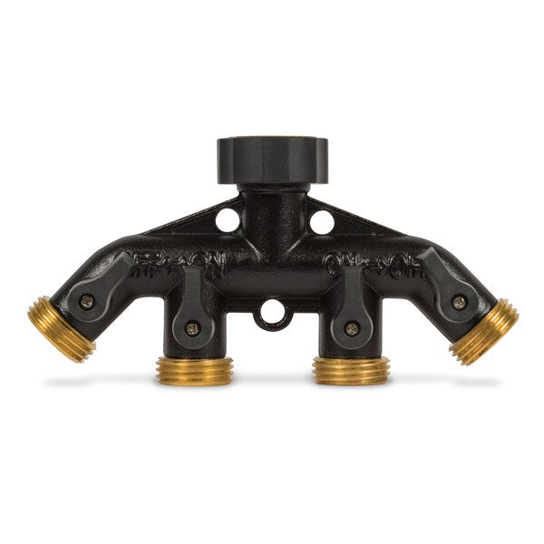 Heavy Duty Brass Quad Shut-Off Valve