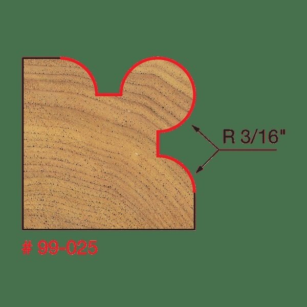Corner Beading Bit, 1-1/4
