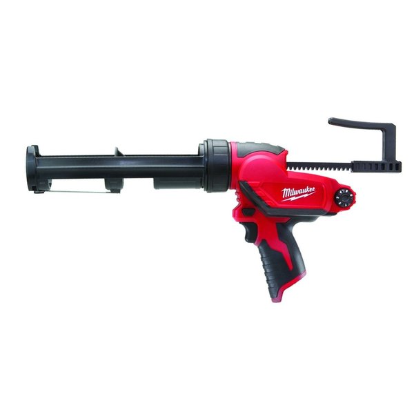 Milwaukee M12 Caulk Gun, 12V DC, For 10 oz Container Size, 29 in/min Application Speed, Bare Tool