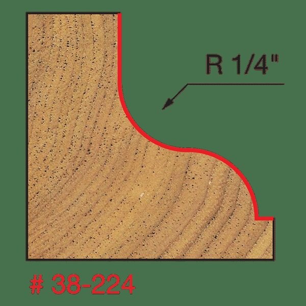 Ogee Fillet Bit, 1-1/2