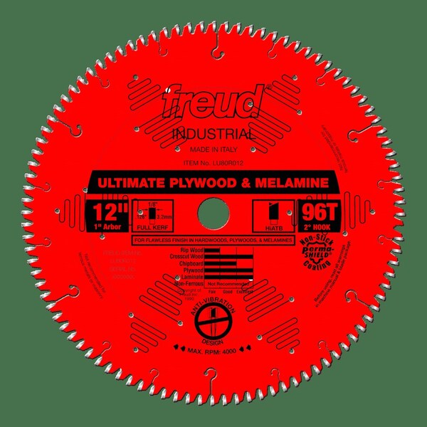 Ultimate Plywood and Melamine Blade, 12