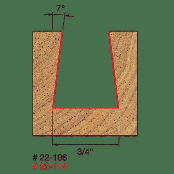 Dovetail Bit, 3/4
