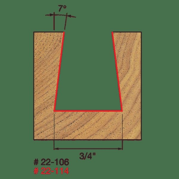 Dovetail Bit, 3/4