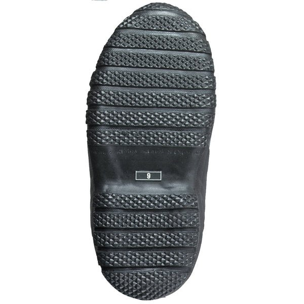 Overshoes, Men, 14, 2-Buckle, Blk, Rubber, PR