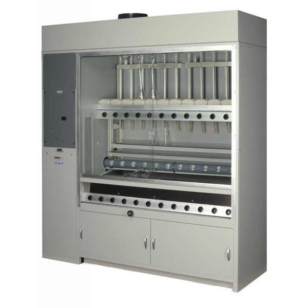 Combo Hooded Kjeldahl Apparatus, 6-Place
