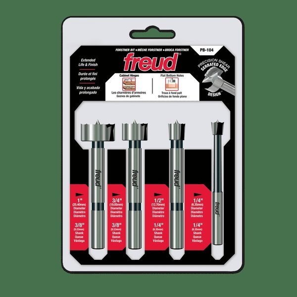 Forstner Bit Set, 1/4 to 1