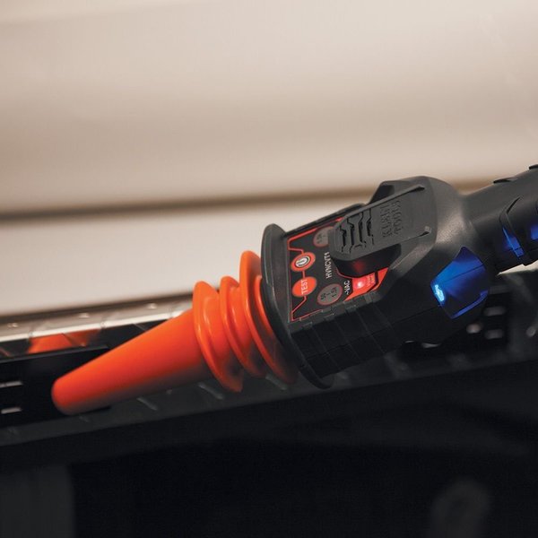 Voltage Detector, 50 to 132V AC, 13 in Length, Audible, Visual Indication