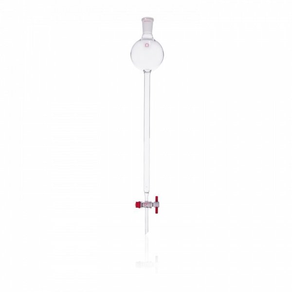 Glass columns, fritted discs, reservoir