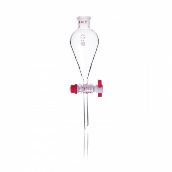 Squibb Separatory Funnel, w/PTFE Stopcock