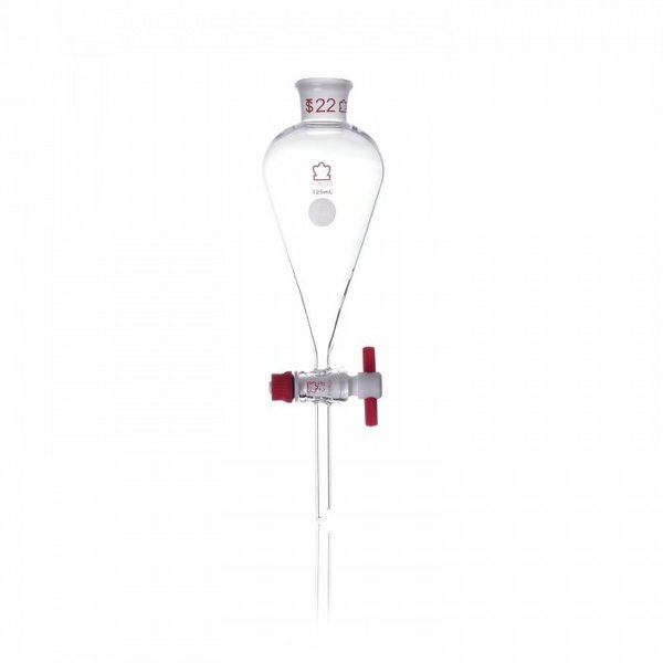 Squibb Separatory Funnels, w/PTFE Stopcoc