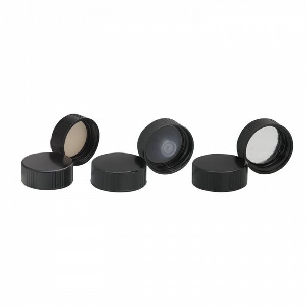 Solid Top Black Phenolic Screw Ca, PK144