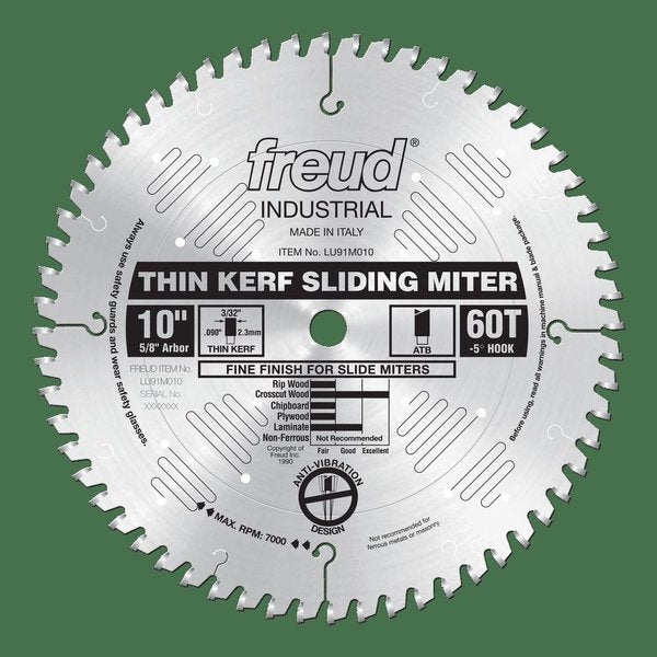 Thin Kerf Sliding Compound Miter Saw Bla