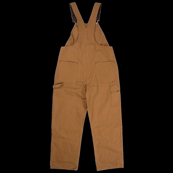 Unlined Bib Overall, I19821-BRN-2XL