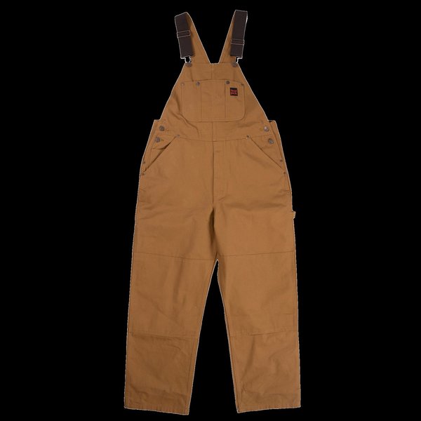 Unlined Bib Overall, I19821-BRN-2XL