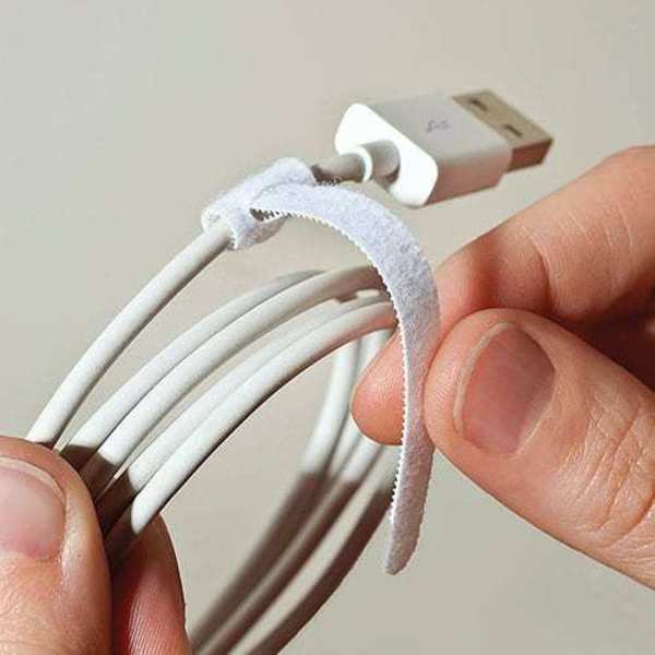 Hook and Loop Cable Tie, 1/4x5.5