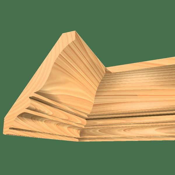 Wide Crown Molding System, 1-5/16