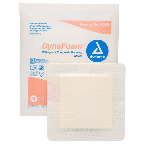 DynaFoam Waterproof Bordered Foam, PK120