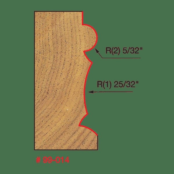 Face Molding Bit, 15/16
