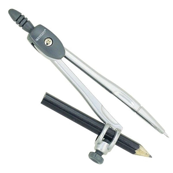 Compass, Metal Compass with Wooden Pencil