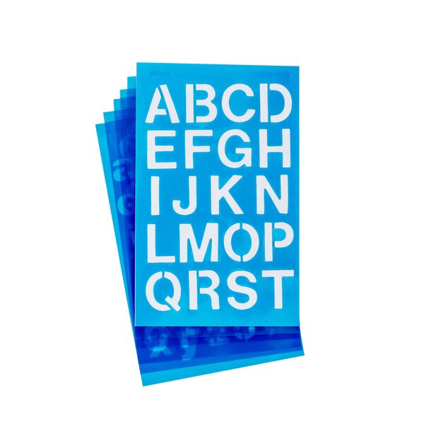 Stencils, Helvetica 3/4