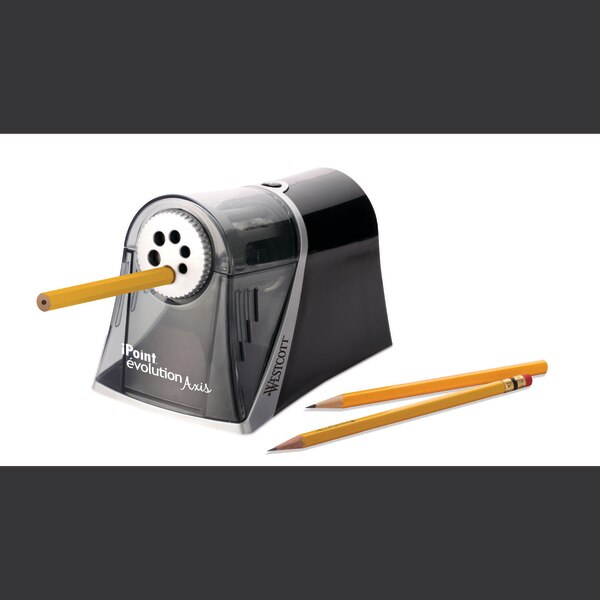 Pencil Sharpeners, iPoint Evolution Axis Multi Pencil Sharpener, Black
