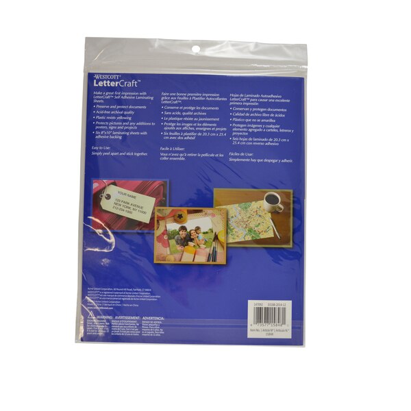 Laminating Sheets, Laminating Sheets 8