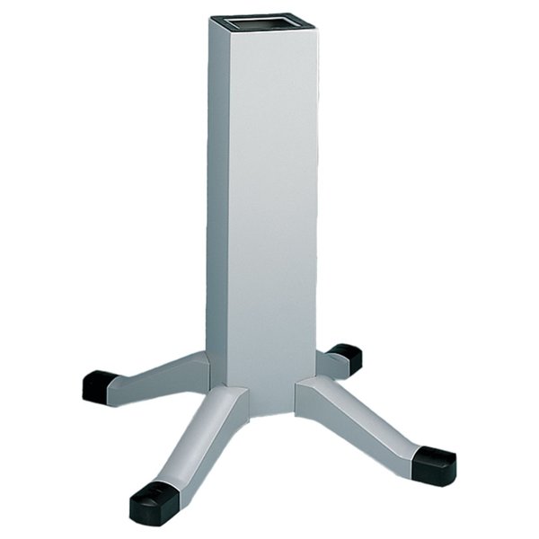 Pedestal with Legs, 26.00x8.00x8.00, Lt Gray, Steel