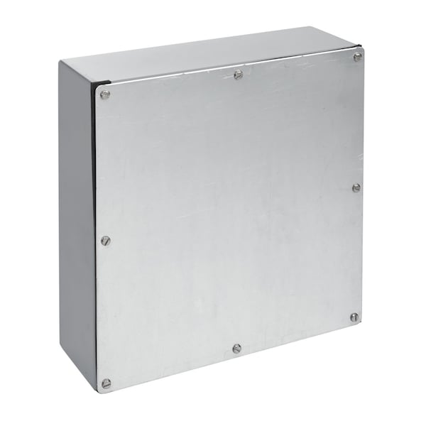 Screw-Cover, Gasketed, Type 3, 8.00x8.00x8.00, Steel