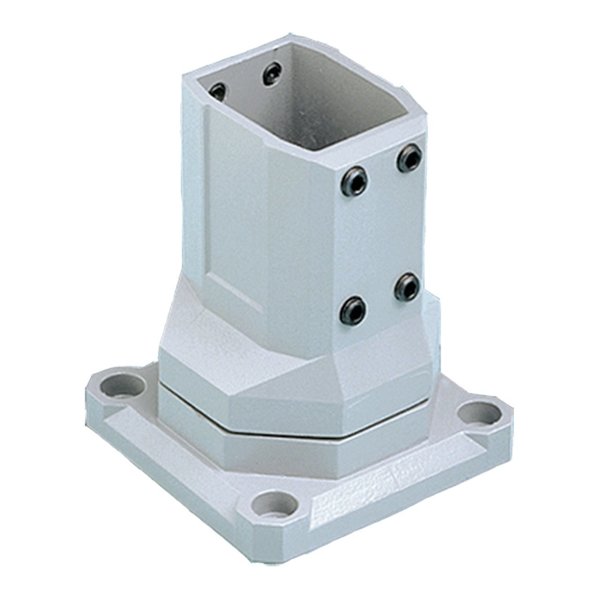 COMPACT Series 2 Rotational Base, fits 45x60mm, Lt Gray, Aluminum