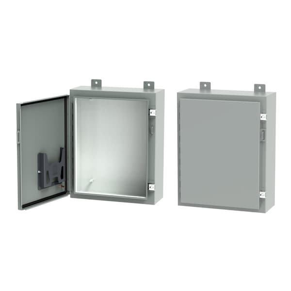 Continuous Hinge with Clamps LP, Type 12, 24.00x12.00x8.00, Steel