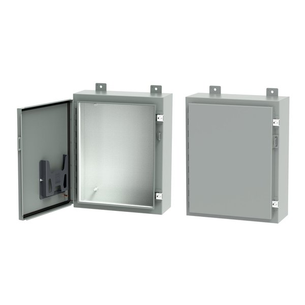 Continuous Hinge with Clamps LP, Type 12, 20.00x12.00x8.00, Steel