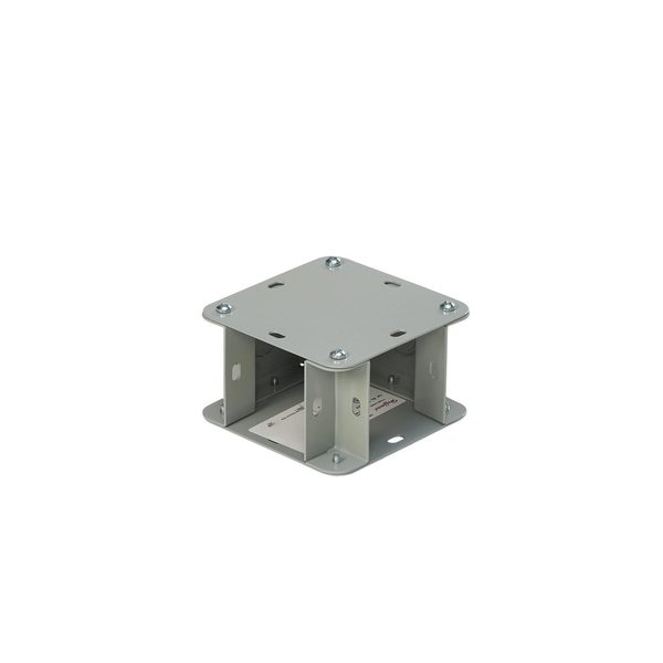 Elbow-Tee-Cross, 8.00x8.00, Gray, Steel 90-Degree