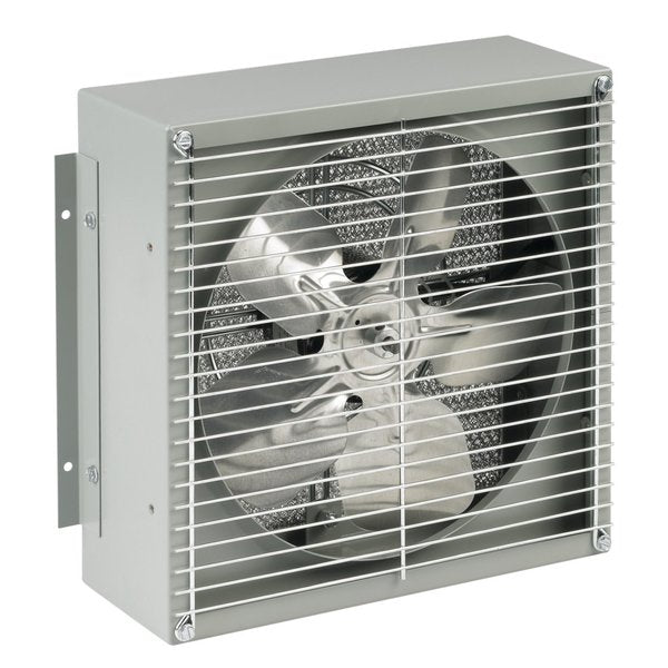 Filter Box Fans, 10.13x10.13x4.50, Lt Gray, Steel