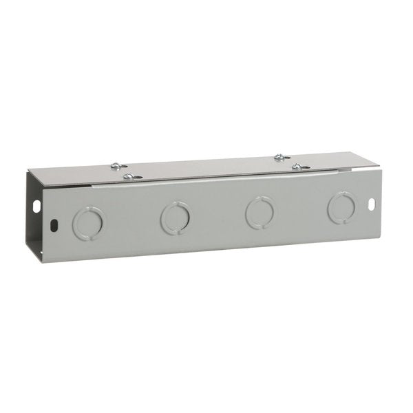 Lay-in Painted Flat-Cover Wireway, NEMA TYPE 1 Straight Section, 8.00x