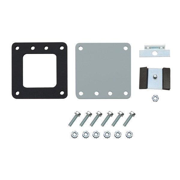Closure Plate, 2.50x2.50, Gray, Steel