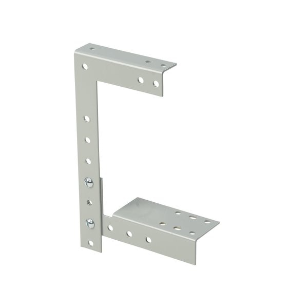 Drop and Bracket Hanger, fits 8.00x8.00, Gray, Steel