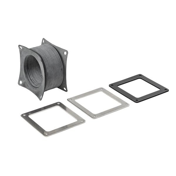 Flexible Fitting, 6.00x6.00, Rubber