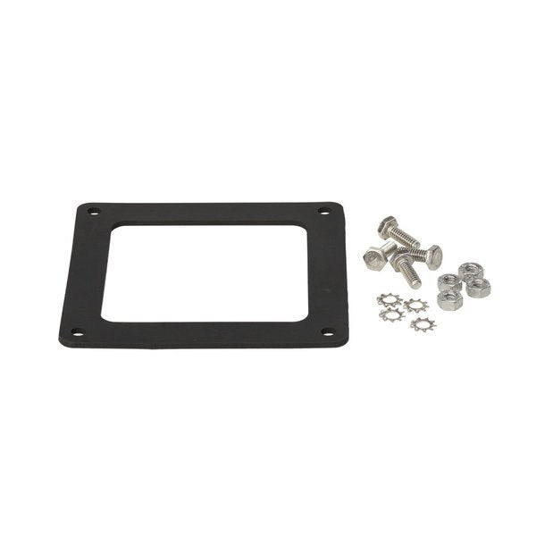 Gasket and Screws, Fits 4.00x4.00, Rubbe