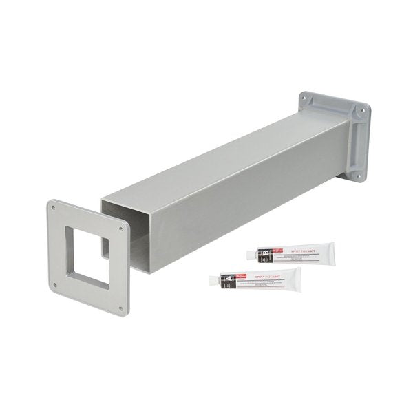 Cut-Off Fitting, 4.00x4.00, Fiberglass