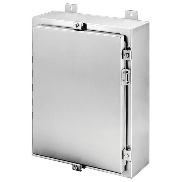 Continuous Hinge with Clamps, Type 4X, 36.00x24.00x10.00, SS Type 316L