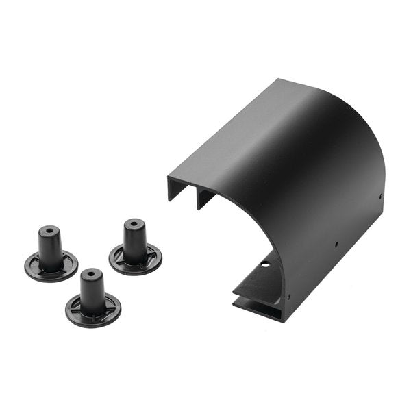 Stringer Radius Drop Kit, Black, Aluminu