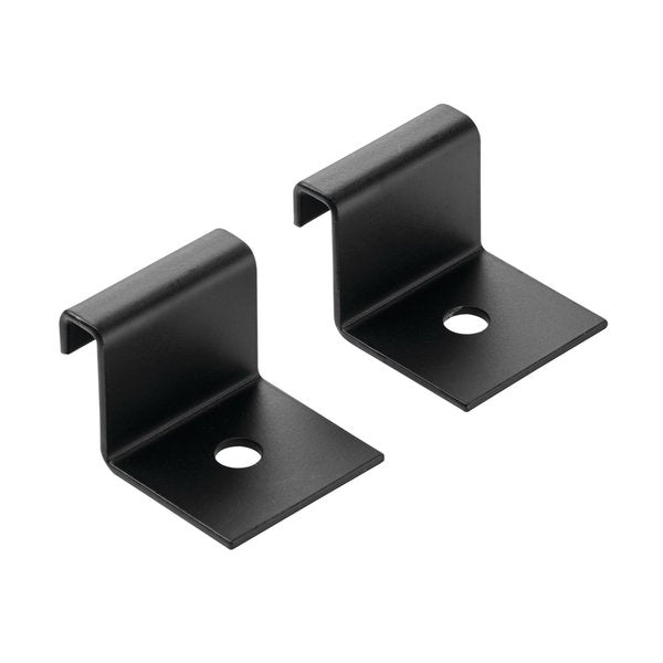 Vertical Wall Bracket, Black, Steel