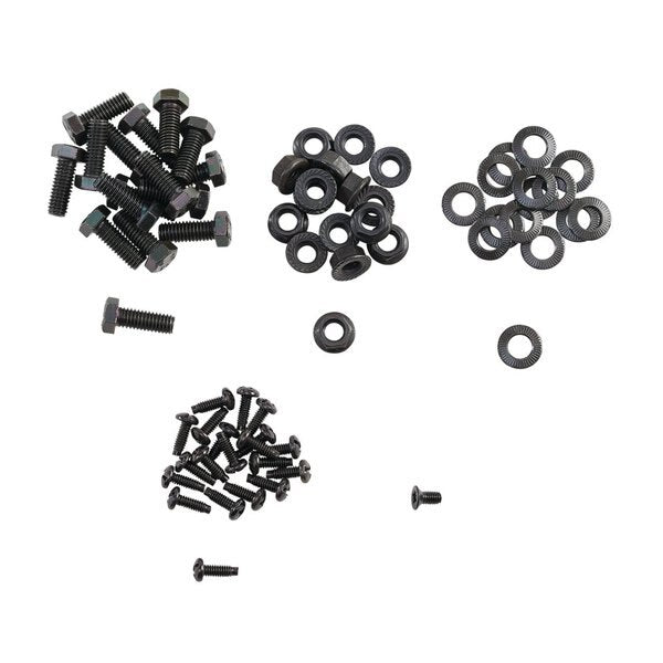 MaxRack Hardware Kit, Black, Mild Steel