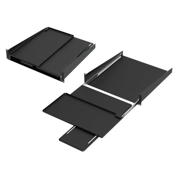 Pivoting Keyboard Shelf with Mouse Tray